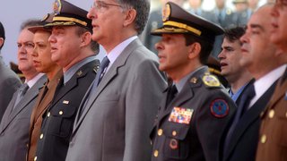 Fernando Pimentel empossou Luiz Henrique Gualberto Moreira para o comando-geral dos Bombeiros