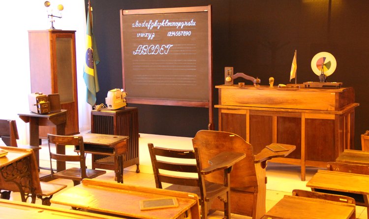 Sala de aula do começo do século XX