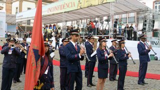 Apresentação da Banda Rosário durante a cerimônia