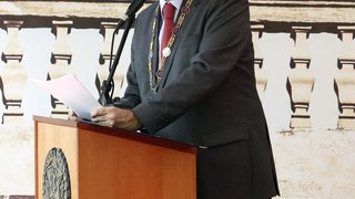 Pronunciamento do governador Fernando Pimentel durante a cerimônia