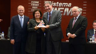 Cerimônia na sede da Fiemg marcou a entrega do Prêmio Mineiro da Inovação