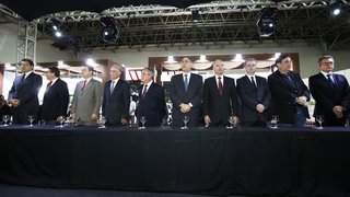 O governador Fernando Pimentel participou do 32º Congresso Mineiro de Municípios