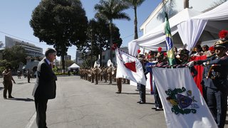 Governador Fernando Pimentel presidiu a cerimônia da Polícia Militar de Minas Gerais