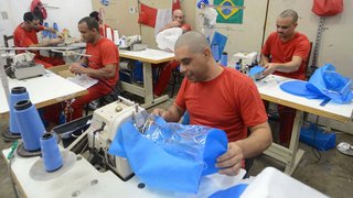 Presos realizam diversos tipos de atividades no Complexo Penitenciário de Pará de Minas